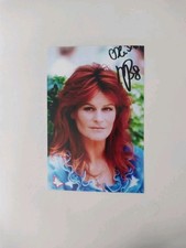ANDREA BERG : ŚWIETNE ZDJĘCIE/OBRAZ Z AUTOGRAFEM.. PIOSENKARKA PERKUSYJNA... MOZAIKA.#801