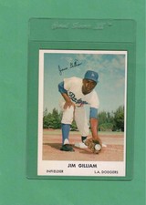 1962 Bell Brand Dodgers Jim Gilliam # 19 NM+ Tough Card !!!