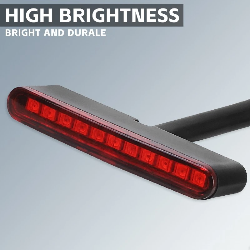 Mini Luz Trasera LED Motocicleta Parada Trasera Freno Suciedad Moto Universal Rojo Foto 4 de 4