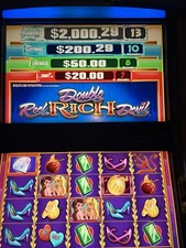 WMS BB2 SLOT MACHINE GAME CARD ONLY DOUBLE REEL RICH DEVIL  TESTED & WORKING FUN