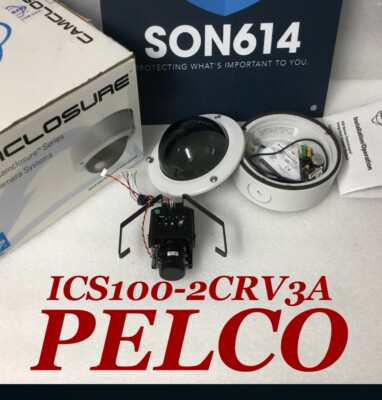Pelco ICS100-2CRV3A Fully-Integrated Enclosure Security Camera Lens 480TVL 3-6mm
