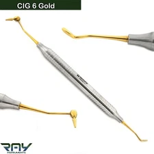 Dental Composite Filling Instrument CIG 6 Gold Titanium Restorative Instruments