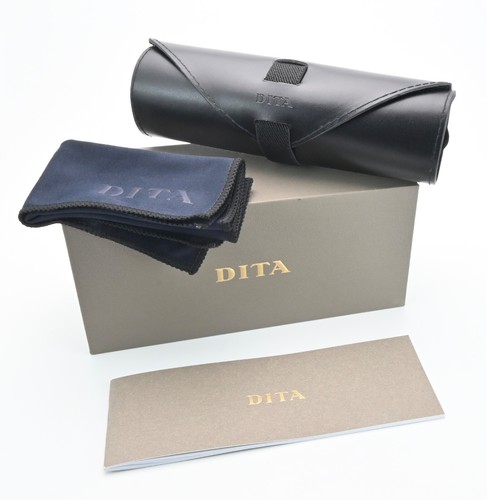 DITA Brille Stalko DTX130 TRT-GUN 53 Glanz Tortoise Graphit Rechteckig Luxus OVP - Picture 14 of 14