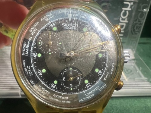 Swatch Relojes Pulsera Hombre Mujer de Cuarzo Tira Lote 4 Relojes Vintage - Imagen 12 de 19