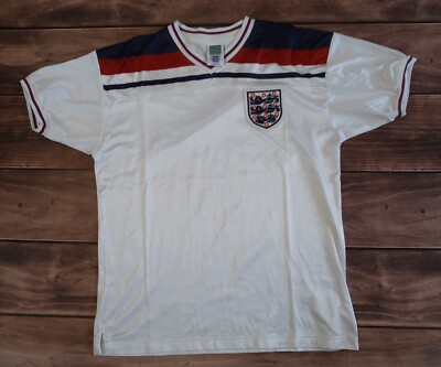 Score Draw 2022 England Football Shirt 1982 Soccer Jersey, Men`s