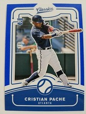 2021 Chronicles Baseball Classics #9 Christian Pache Blue #30/50 RC Atlanta