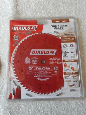 Diablo by Freud D1060X 10'' x 60 Tooth Fine Finish Saw Blade and Avanti Pro 7 1/4