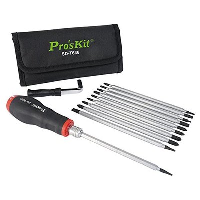 Eclipse Pro'sKit SD-T636 Torque Screwdriver Set, 12 Piece
