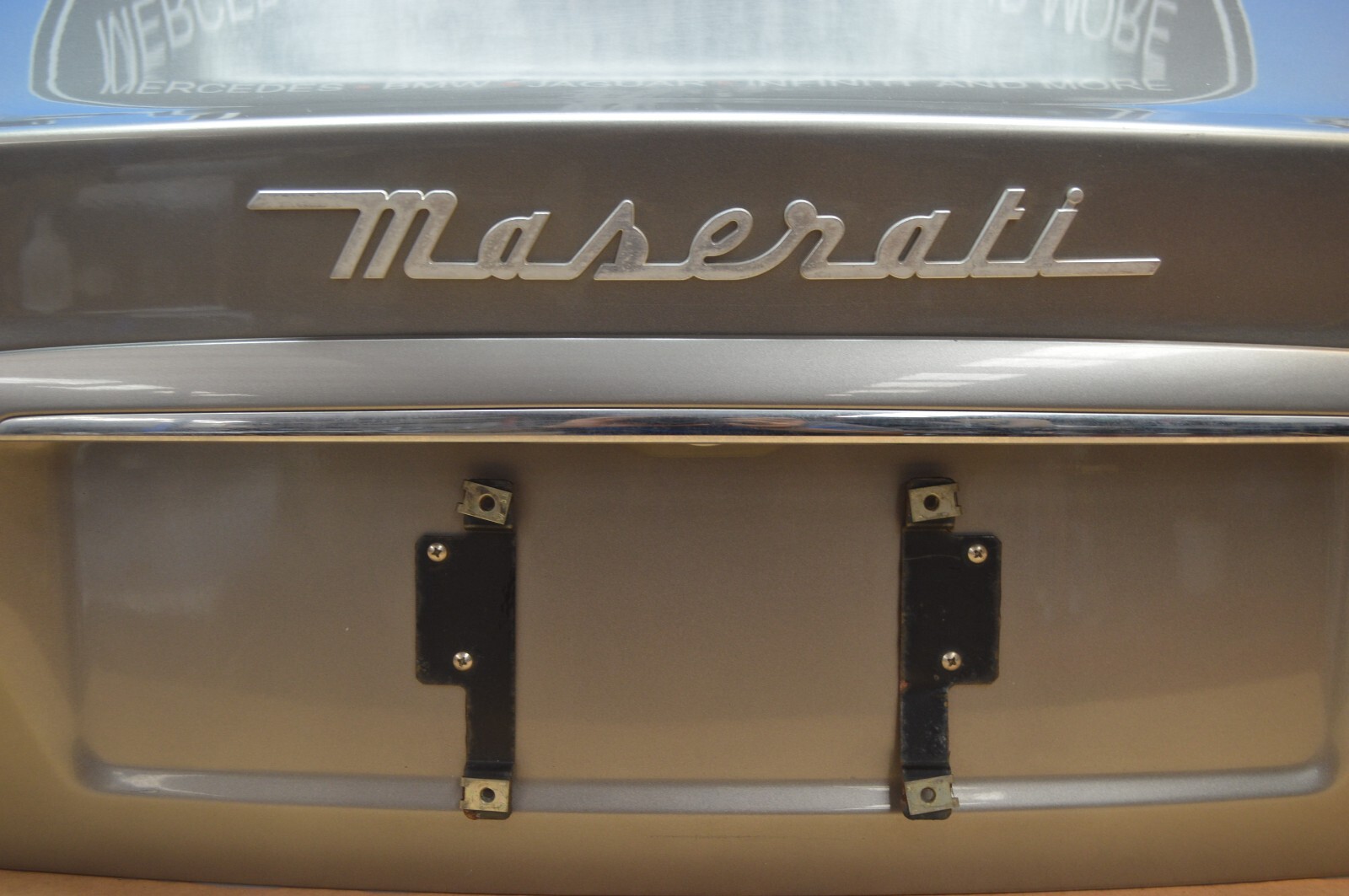 2004 M138 MASERATI GT COUPE  REAR TRUNK LID LIFT GATE SHELL GRAY