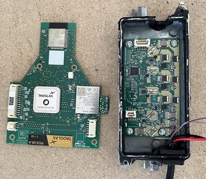 Two boards with ESP32-SOLO-1 Taoglas GPS QUECTEL BG96 STM32F415 and Brushless ..
