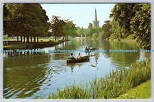 R744024 Shakespeare Avon and Holy Trinity Church Stratford upon Avon J Salmon Lt