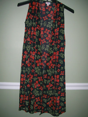 LuLaRoe Joy Small Knit Red Black NWT LuLaRoe Joy Small Knit Red Black NWT