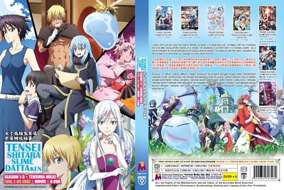 Tensei Shitara Slime Datta Ken (Staffel 1-3 + Slime Diaries + Film & 8OVA) ~ DVD