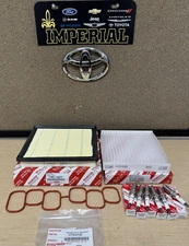 2017-2020 TOYOTA SIENNA V6 OEM TUNE UP KIT SPARK PLUGS AIR & CABIN FILTERS