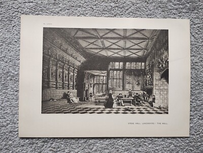 Speke Hall, Lancashire - The Hall - Antikdruck - 1906