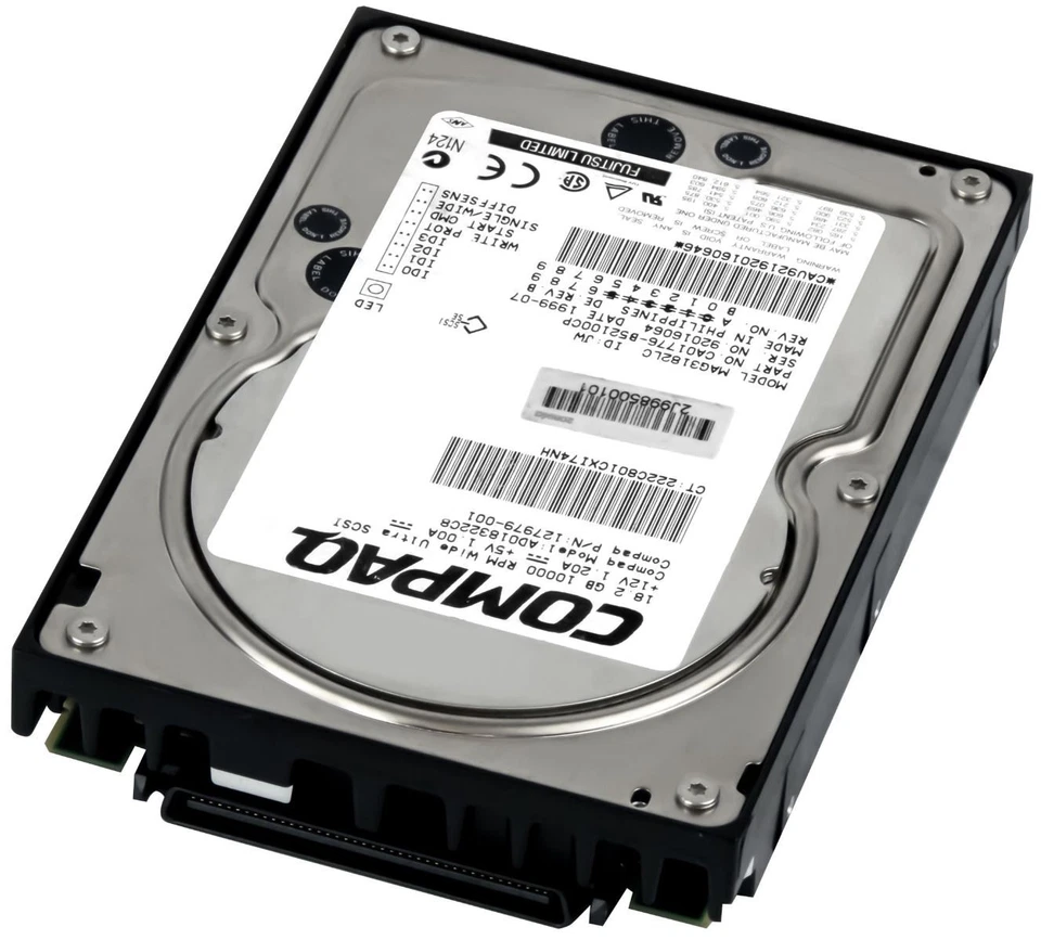 Hard Drive Compaq AD018322C8 127979-001 18.2GB 10000U/Min 2MB SCSI ULTRA2 3.5'' - Image 2 of 3