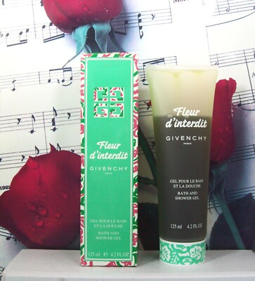 Givenchy Fleur D'Interdit Bath And Shower gel 4.2 FL. OZ. WB. Vintage.