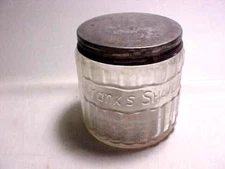 Vintage Kranks's Shave Kreem Glass Jar Consolidated Royal Chemical Co Chicago IL