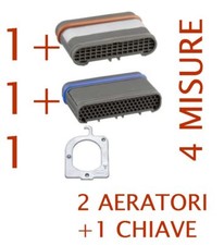 KIT 2 AERATORI filtri areatori rompigetto RETTANGOLARI  +1 CHIAVE NEOPERL