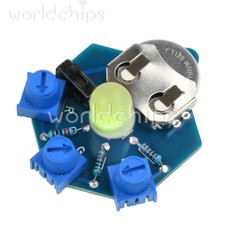 DIY Colorful LED Light Electronic Kit Soldering Practice Projects With Battery