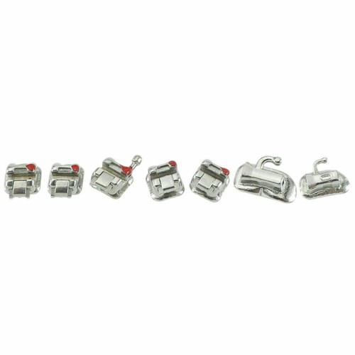 Orthodontic Braces Damon Q Self-Ligating Brackets With Tubes MBT 0.022 345 Hook - Picture 4 of 12