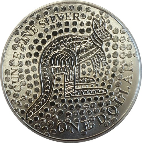 Australien 2001 Känguru Nugget 1 oz Silber st Blister OVP 0.999 Münze - Bild 2 von 3