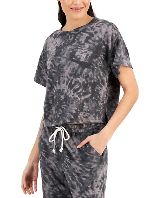 Jenni Pajama  Top Womens Large Super Soft Lounge T Shirt Tie Dye NEW