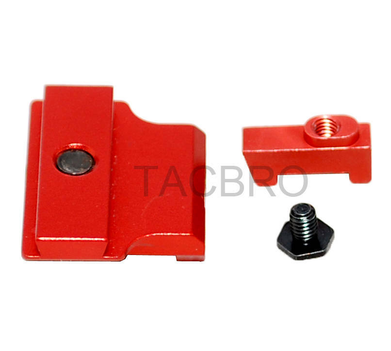 Wilson Combat Glock Front Sight, Red Fiber Optic, .230, Vickers Elite