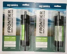 2- Aquamira Frontier Series II  GRN Line Replacement Filter 100 GAL 2 Pack