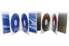 100 UNIVENTURE 10170FM  5-DISC 6-GRAPHICS CD DVD MULTI-5 DISC SLEEVES FREE SHIP