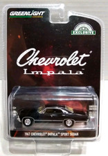 Greenlight 1967 Chevrolet Impala Sports Sedan Hobby Exclusive- Black 1:64
