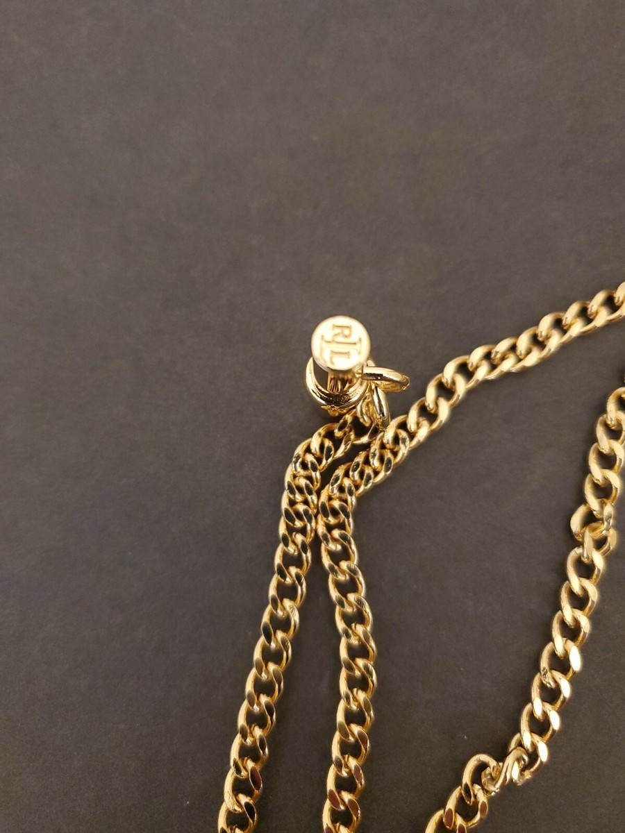 小物 Ralph Lauren 90s Gold Wallet Chain Lauren Ralph Lauren Leather Large Tanner Chain Wallet