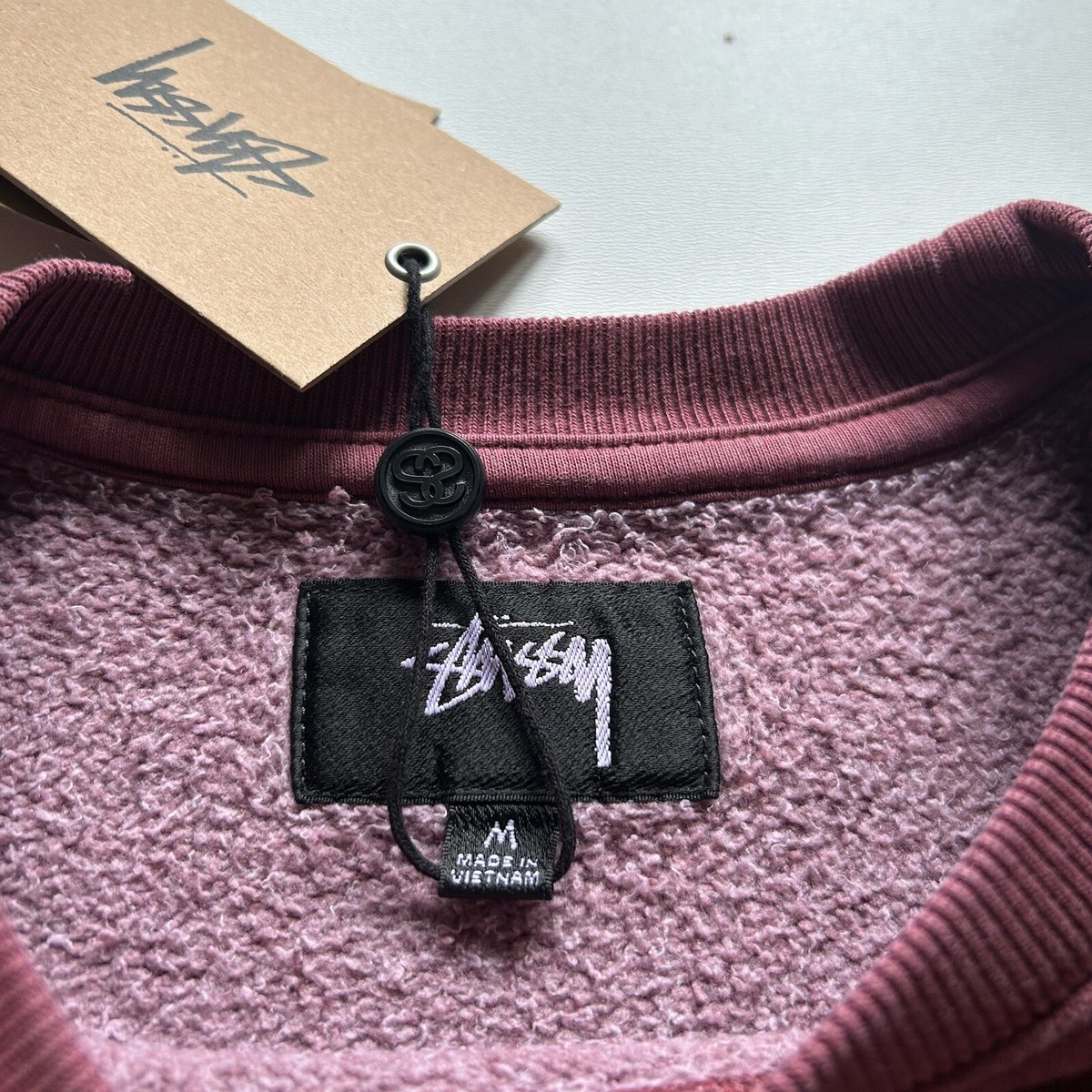 Stussy Sport Big Crackle Graphic Pullover Crewneck Boxy Mens