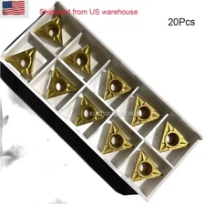 TCMT16T304 TCMT32.51 triangle 60° with hole positive turning insert 20pcs