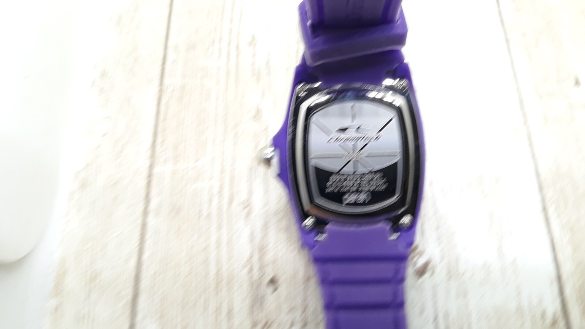 【LYN】Christy ウオッチ パープル Chronotech Purple Parah Rectangle Unisex Watch Men Women