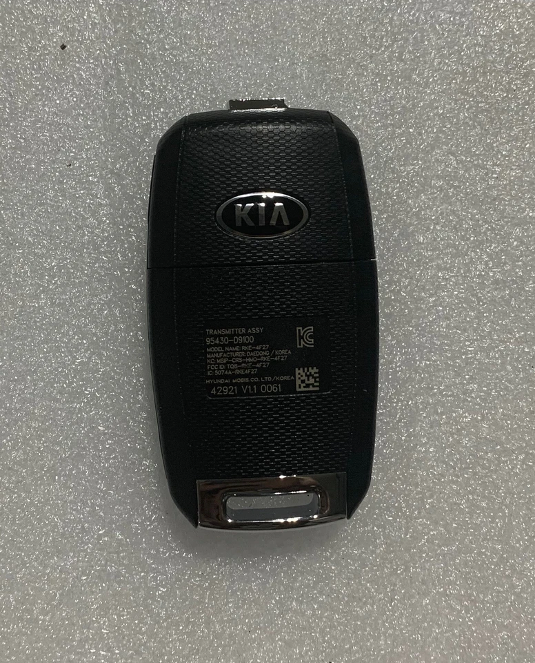 95430-D9100 - 2017-19 Kia Sportage Keyless Entry Remote - New OEM - Изображение 2 из 2