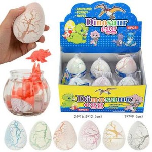 6x Magic Dino Egg Growing Hatching Dinosaur Add Water Child Inflatable Kid Toys