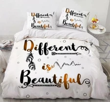 3D Arrow Feather ZHUA741 Bed Pillowcases Quilt Duvet Cover Set Queen King Zoe