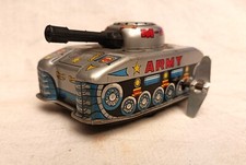 Toy Hero T. M. Tin Wind Up &ldquo;TANK M-35&rdquo;, Working, made in Japan