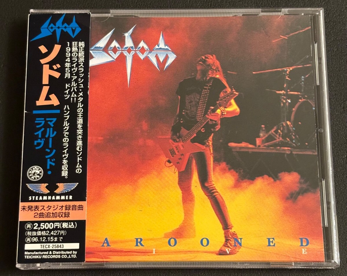 SODOM/Marooned Live CD 1994 Japan edition w/Obi TECX-25843 thrash 