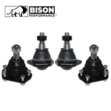 Bison Performance 4pc Front Upper Lower Ball Joint Kit For S10 Blazer S15 Jimmy