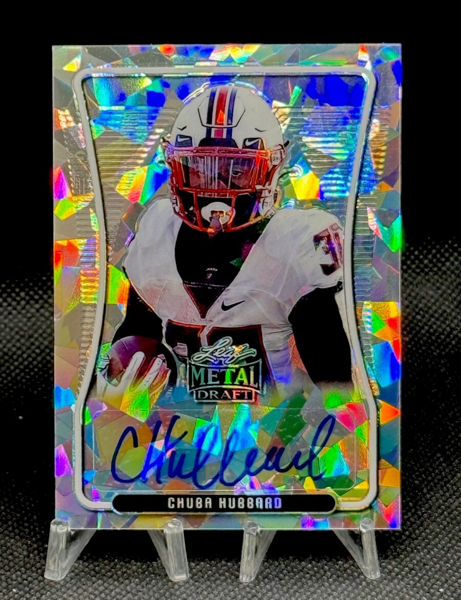 NFL panini CHUBA HUBBARD plate 1 of 1 まわれ RC