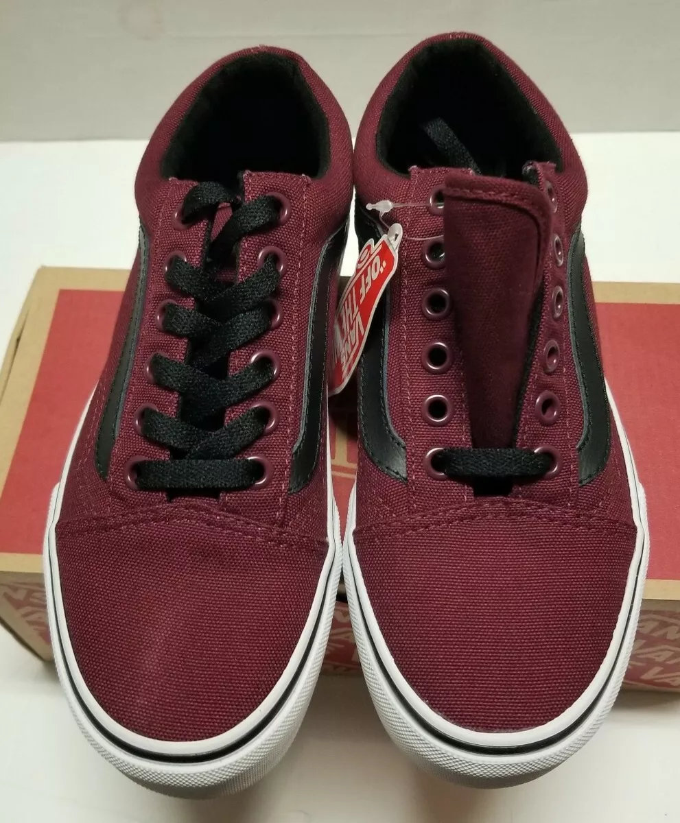 Vans canvas old clearance skool windsor wine
