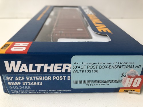 Walthers Mainline 910-2168 HO BNSF #724943 50' ACF exterior buzón coche nuevo en caja | Zustand: New