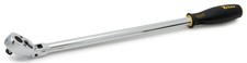 3/8" Dr. 18" X Long Flex-Head Ratchet 11301 TITAN 3/8 in Metal Silver/Black