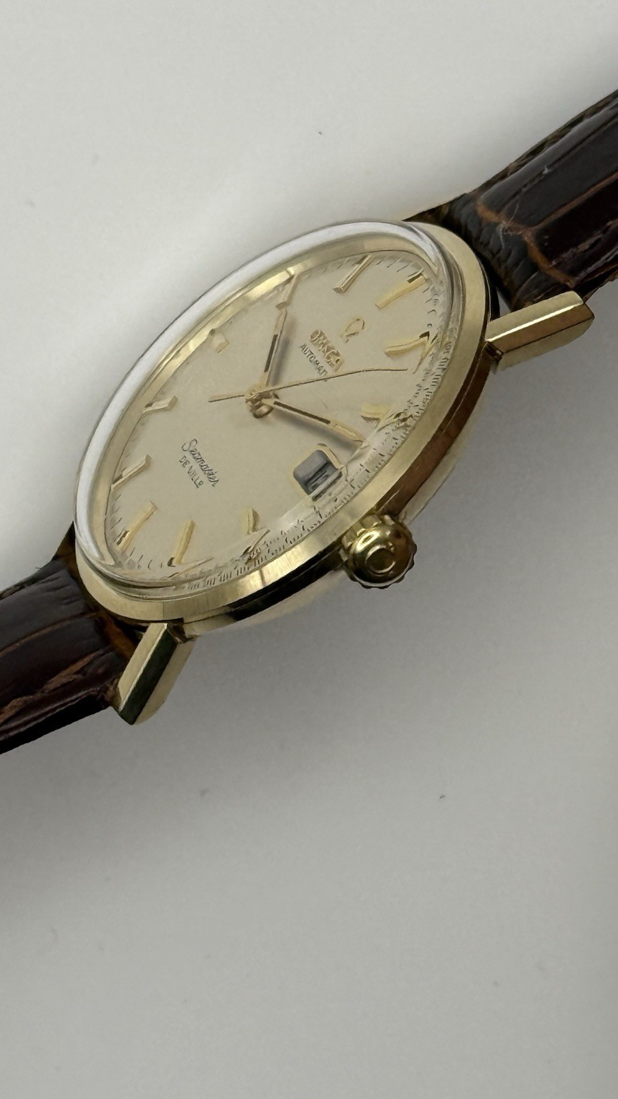 Omega Seamaster DeVille Automatic, solid 14k gold… - image 3