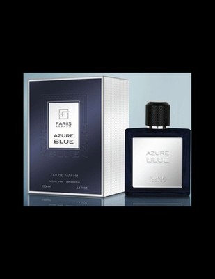 Fariis Azure Blue Eau De Parfum Spray By Fariis Parfum 3.4 oz New Men See Notes