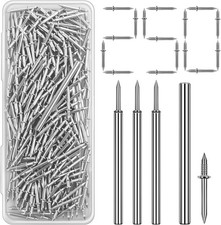 250 Pack Double-headed Skirting Nails with Sleeve Tool - Double Sided Nails  Eb