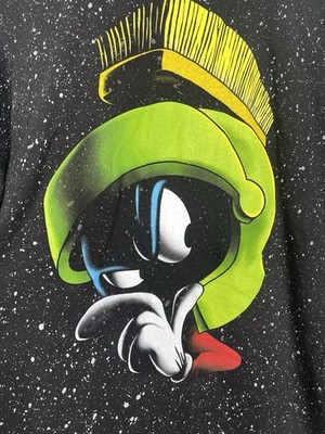 Looney Tunes Marvin The Martian Warner Bros T Shirt Men s Splatter Design XL