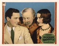Old Movie Photo Varsity Us Lobby Card Charles Buddy Rogers Chester Conklin
